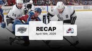 COLORADO AVALANCHE EDGE LOS ANGELES KINGS 2-1 IN TIGHT GAME 