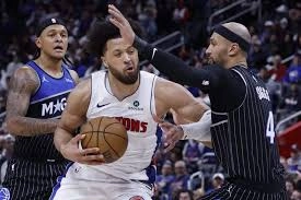 MAGIC OUTMUSCLE PISTONS IN GAME 1 SHOCKER: CAN DETROIT FIND 