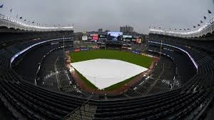 YANKEES-ROYALS GAME DELAYED BY RAIN: WHEN WILL FIRST PITCH F
